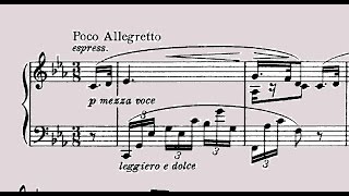 Brahms Poco allegretto from Symphony No 3 piano version  Riccardo Caramella piano [upl. by Inglebert]