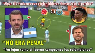 LLORAN PERIODISTAS ARGENTINOS EXPLOTAN TRAS DERROTA de ARGENTINA VS COLOMBIA 21 HOY [upl. by Naic809]