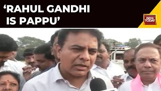 Telangana Elections 2023 BRS Leader KTR Rao Slams Rahul Gandhi Says He Is Pappu [upl. by Lepper]