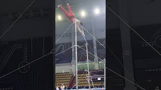 High Bar WarmUp Witness Nikita Nagornyys Moves on the High Barquot [upl. by Newman]