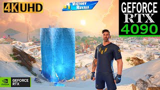 NEW Fortnite Winterfest Update Gameplay  RTX 4090 4K Max Graphics  RTX ON  Chapter 6 fortnite [upl. by Weiss]