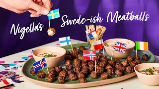 Nigellas Swedeish Meatballs  Ocado [upl. by Hulbig]