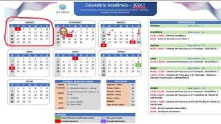 Calendário acadêmico da Unopar  Anhanguera  Uniderp 20241 [upl. by Whitaker328]