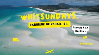 Fin du voyage en AUSTRALIE   Whitsundays survoler la Barrière de corail [upl. by Ettenor]