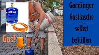 Gardinger Gasflasche fürs Wohnmobil selbst befüllen möglich [upl. by Norrehc586]