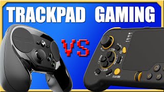 Steam Controller vs DarkWalker ShotPad  Trackpad Gaming Reviews [upl. by Teena741]