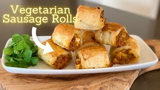 How to Make Vegetarian Sausage Rolls quick and easy [upl. by Pierre141]