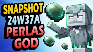 ✅ Perlas de Ender CARGADAS 👉 Snapshot 24W37A Minecraft 1212 [upl. by Keyes]