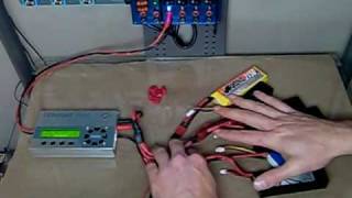 Parallel Charging 6 LiPo Batteries Using iCharger 206B [upl. by Euhc944]