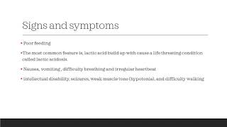 Pyruvate Dehydrogenase complex Deficiency PDCH [upl. by Timmie]