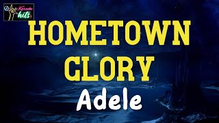 Adele  Hometown Glory  Karaoke Hits TV [upl. by Darda]