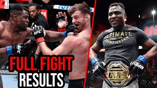 Stipe Miocic Vs Francis Ngannou 2 UFC 260 Full Fight Results [upl. by Garda]