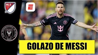 Golazo de MESSI para colocar el 10 de INTER MIAMI ante COLUMBUS CREW  MLS [upl. by Catrina]