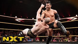 Hideo Itami vs Oney Lorcan WWE NXT June 7 2017 [upl. by Anerat199]