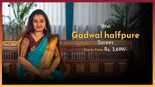 Gadwal HalfPure Saree by Shrus  Shop Online  wwwshruscom  16 Nov24 [upl. by Fons]