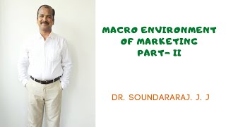 MACRO ENVIRONMENT OF MARKETING PART 2 [upl. by Inerney]