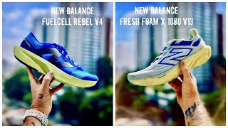 REVIEW ESPECIAL NEW BALANCE FUELCELL REBEL v4 VS NEW BALANCE FRESH FOAM X 1080 v13 [upl. by Etrem]