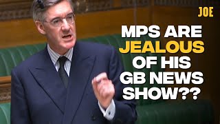 Jacob ReesMogg bends over backwards to justify his criticism of Boris Johnson Privileges report [upl. by Oilcareh]