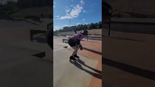 Clockwork ledge drop for Powder Springs Skater elleseven movementcoach skate geogia shorts 2024 [upl. by Nayek]