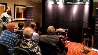 Nordost Sort Kone Demonstration by Bjorn at Montreal HiFi Show 2011 [upl. by Pearle]