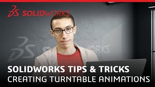 Creating Turntable Animations in SOLIDWORKS  SOLIDWORKS User Tips and Tricks [upl. by Nahtnanhoj243]