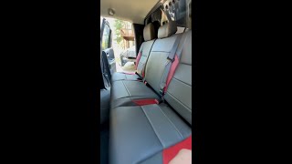 Katzkin Custom 2014 Toyota Tundra Leather Seats toyotatundra [upl. by Aleyam]