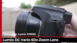 Panasonic LUMIX FZ80D Compact Camera with 201200mm Zoom Lens 4K VideoPhoto Recording [upl. by Zirkle]