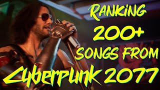 Ranking every single song in Cyberpunk 2077 [upl. by Natek997]