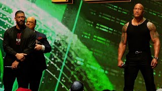 🤯 THE ROCK GETS BOOED HEAVILY IN LAS VEGAS AT THE WRESTLEMANIA PRESS CONFERENCE FULL VIDEO [upl. by Oneil]