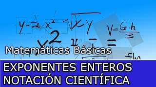 Exponentes Enteros y Notación Científica  MichellQ Teach [upl. by Sotnas]