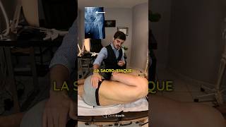 Ajustement articulaire sacroiliaque chiropracteur asmr massage craquement maldedos sciatique [upl. by Threlkeld]