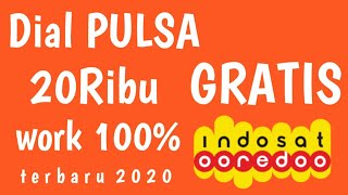 BENERAN PULSA GRATIS 20K KARTU INDOSAT  DIAL KODE MGM PULSA GRATIS IM3  IM3 TERBARU 2020 [upl. by Nurav]