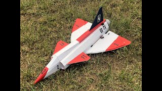 Flight Test RC Viggen 70mm 6S 2200 with Thrust vectoring nozzle built and flown by Holomodels RC [upl. by Akiem]