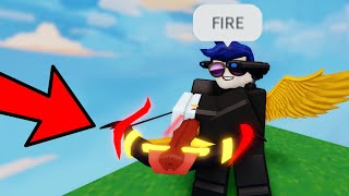 i Used the Flaming Tactical Crossbow in Roblox Bedwars because its free this week [upl. by Alleyne]