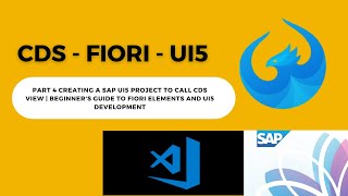 Part 4 Create a UI5 Project using VS Code SAP HANA UI5 Fiori Elements [upl. by Auqinal]