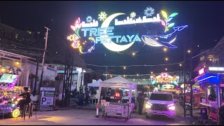 Monday nightlife 4K  Pattaya tree town Jan 2024 Thailand [upl. by Ereveniug35]