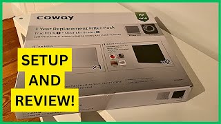 COWAY AP1512HH Air Purifier Filter Replacement  Setup amp Review [upl. by Lacagnia]