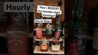 Budgeting Tips on a Bartenders salary budgeting moneymanagement savings savingmoney [upl. by Leroy]