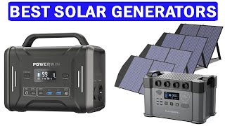 New Best Portable Solar Generator  Top 5 Best Solar Generators 2024 [upl. by Alegnatal]