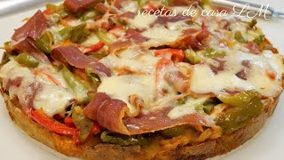 PIZZA SIN HARINA SÚPER SALUDABLE [upl. by Harutak463]