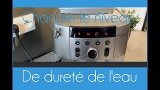 Comment changer la dureté de leau sur Delonghi Magnifica S Smart [upl. by Thaddeus]