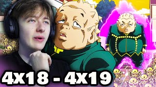 ENTERS SHIGECHI   JJBA Part 4 Episode 18 and 19 Reaction [upl. by Gentry]