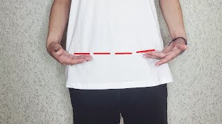 🔥DIY How to make a Tshirt shorter in 2 minutes [upl. by Neyr]