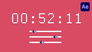 Configurable Timers  After Effects Tutorial [upl. by Kreindler]