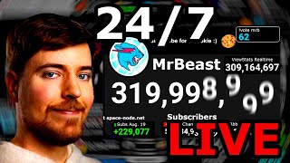 MrBeast to 340 MILLION  Live ViewStats Subscriber Count amp View Count [upl. by Arehc]