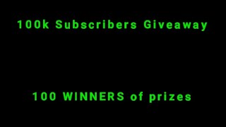 100K Subscribers Giveaway  Fire DRAWING [upl. by Eisned]