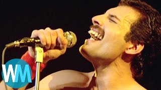 Top 10 Freddie Mercury Moments [upl. by Aillemac]