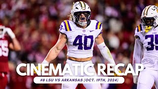 2024 LSU Football at Arkansas Recap [upl. by Ellimak739]