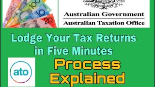 How to Lodge Tax Return in Australia Via MyGov Student amp Temporary Residents [upl. by Tsnre629]