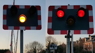 Woburn Sands Level Crossing Buckinghamshire [upl. by Reivaj]